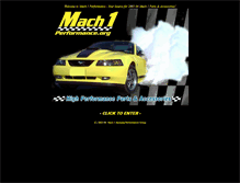 Tablet Screenshot of mach1performance.org